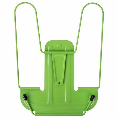 Подставка для книг и учебников BRAUBERG LINE+, металлическая, зеленая, европодвес, 238072 - Подставки для книг