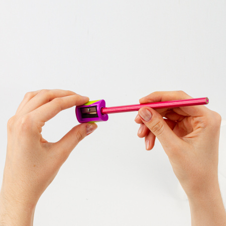 Точилка BRAUBERG "Original", пластиковая, корпус ассорти, 228465 - Точилки ручные