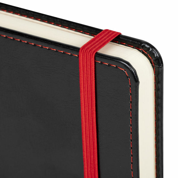 Ежедневник недатированный А5 138х213 мм BRAUBERG "Office", под кожу, 160 л., черный, 113290 - Ежедневники с покрытием "под кожу и ткань"