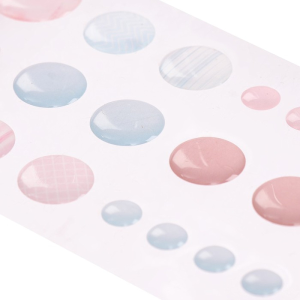 Дотсы для скрапбукинга "Цветочная галерея", 17.5*8 см - Дотсы, стразы, полужемчужины, бусины