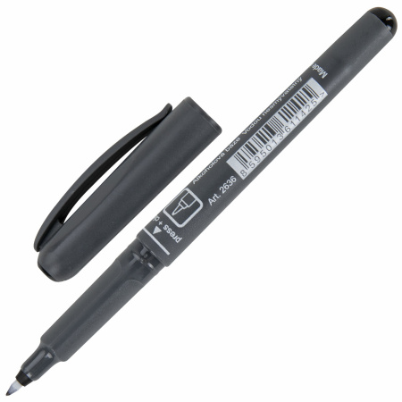 Маркер перманентный для любой гладкой поверхности ЧЕРНЫЙ CENTROPEN "OHP", 0,6 мм, 2636, 6 2636 0112 - Маркеры промышленные и прочие специальные