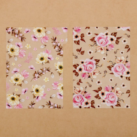 Набор ацетатных разделителей для планера «Нежность», 6 листов, размер 16*25 см - Разделители для планера