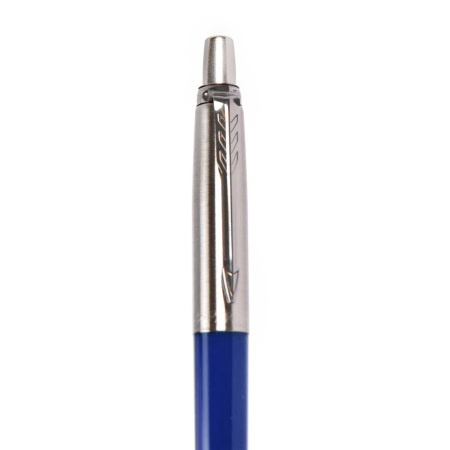 Ручка шариковая PARKER "Jotter Orig Navy Blue", корпус синий, детали хром, блистер, синяя, 2123427 - Ручки шариковые подарочные