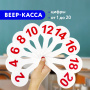 Веер-касса (цифры от 1 до 20) ПИФАГОР, 227392 - Веера-кассы