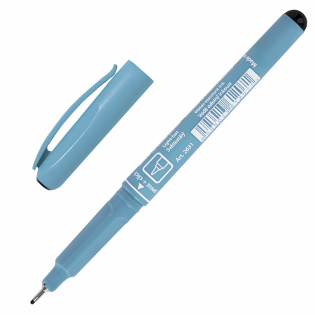 Ручка капиллярная (линер) ЧЕРНАЯ CENTROPEN "Document", трехгранная, линия письма 0,7 мм, 2631/0,7, 2 2631 0104 - Ручки капиллярные и линеры художественные