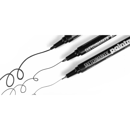 Маркер перманентный SKETCHMARKER Paintman 0.7мм цв.черный - Маркеры перманентные