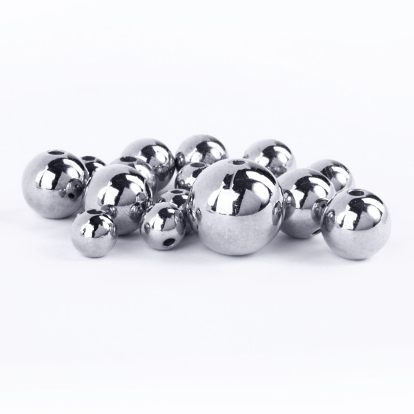 Бусины для творчества "Шарики", ассорти, 20 грамм, цвет золото, серебро, ОСТРОВ СОКРОВИЩ, 661261 - Бусины для творчества