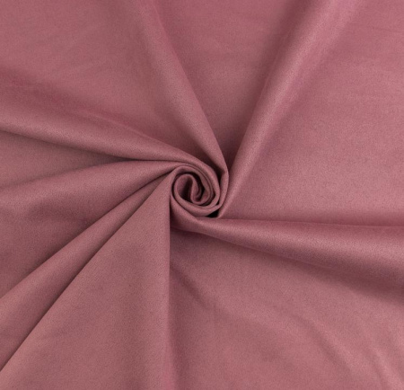 Односторонняя (искусственная) замша "Скуба", цвет пудрово-розовый, 30*70 см, плотность 315 гр