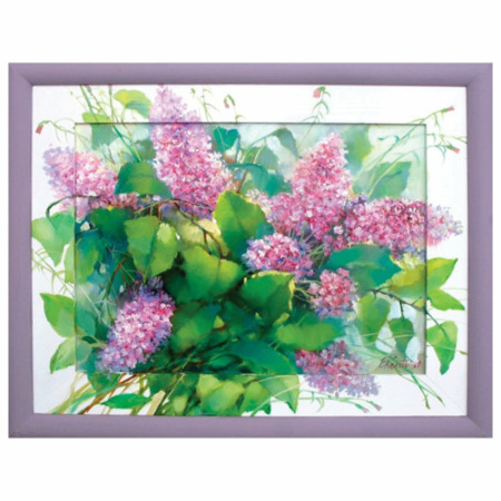 Картина стразами (алмазная мозаика) 30х40 см, ОСТРОВ СОКРОВИЩ "Сирень", без подрамника, 662571 - Алмазная вышивка