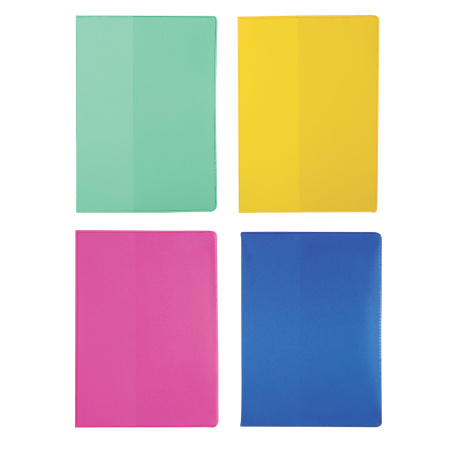 Обложка для паспорта полупрозрачная, ПВХ, цвет ассорти, ОД3-19 - Обложки для паспорта