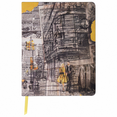 Тетрадь А5 (168х208 мм). 80 л., сшивка, клетка, под кожу, BRAUBERG VISTA, "City", 403924 - Тетради более 60 листов