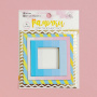 Набор декоративных рамочек с фольгированием "Цветное разнообразие" - Декор из бумаги, рамки, наклейки, фишки