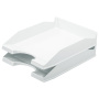 Лоток горизонтальный для бумаг КОМПЛЕКТ 2 шт., BRAUBERG "Modern", 346х254х61 мм, белый, 238026 - Лотки горизонтальные (поддоны)