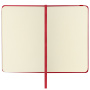 Скетчбук, слоновая кость 140 г/м2 90х140 мм, 80 л., КОЖЗАМ, резинка, BRAUBERG ART CLASSIC, красный, 113187 - Альбомы, скетчбуки и бумага для графики и эскизов