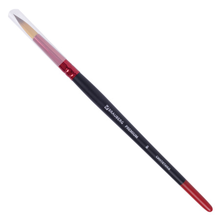 Кисть синтетика, круглая № 8, BRAUBERG PREMIUM, 201007 - Кисти для рисования