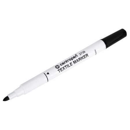 Маркеры для ткани 10 ЦВЕТОВ CENTROPEN "Textile Marker", круглый наконечник, 1,8 мм, 2739/10, 5 2739 1001 - Маркеры для хобби