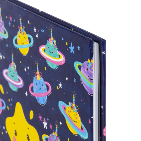 Дневник 1-4 класс 48 л., твердый, ЮНЛАНДИЯ, глянцевая ламинация, с подсказом, "Little star", 106597 - Дневники для младших классов