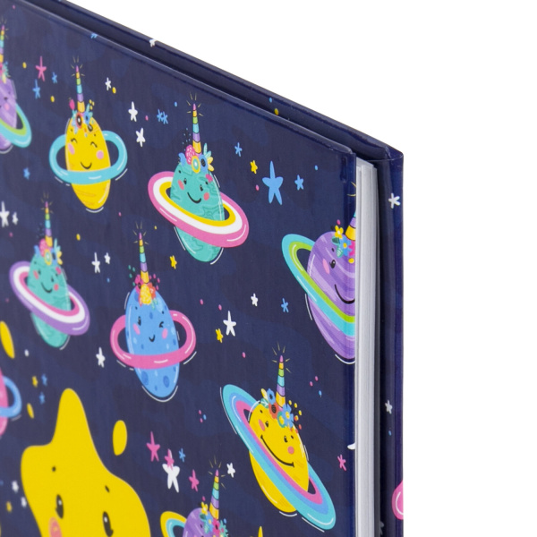 Дневник 1-4 класс 48 л., твердый, ЮНЛАНДИЯ, глянцевая ламинация, с подсказом, "Little star", 106597 - Дневники для младших классов