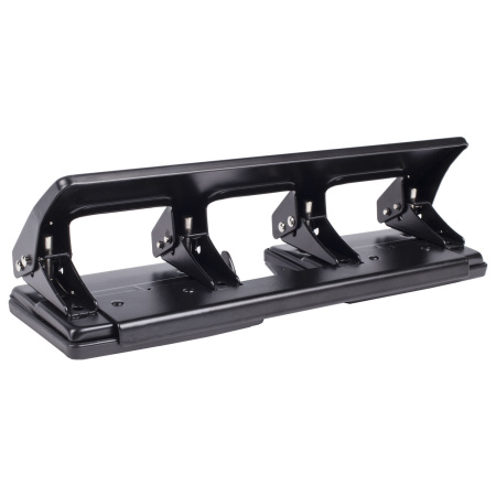 Дырокол металлический на 2-4 отверстия BRAUBERG "HL-4", до 15 л, черный, 221160 - Дыроколы на 4 отверстия