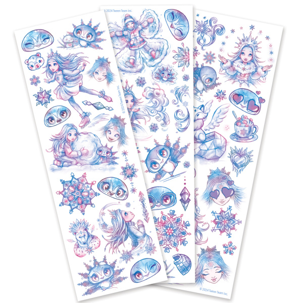 Серия Space: Набор для творчества - временные татуировки (3 листа) - Татуировки