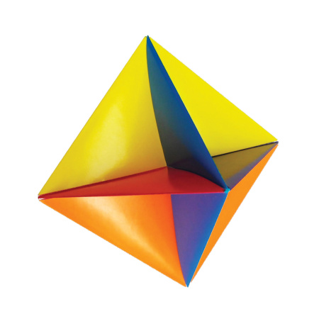 Цветная бумага, А4, 2-сторонняя мелованная (глянцевая), 16 листов 8 цветов, на скобе, ЮНЛАНДИЯ, 200х280 мм, "ПЛЯЖ", 129552 - Цветная бумага