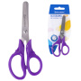 Ножницы BRAUBERG "FRUITY", 130 мм, ассорти, эргономичные ручки, закругленные лезвия, 236980 - Ножницы универсальные