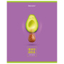 Тетрадь предметная "AVOCADO" 48 л., глянцевый лак, ФИЗИКА, клетка, BRAUBERG, 404283 - Тетради предметные