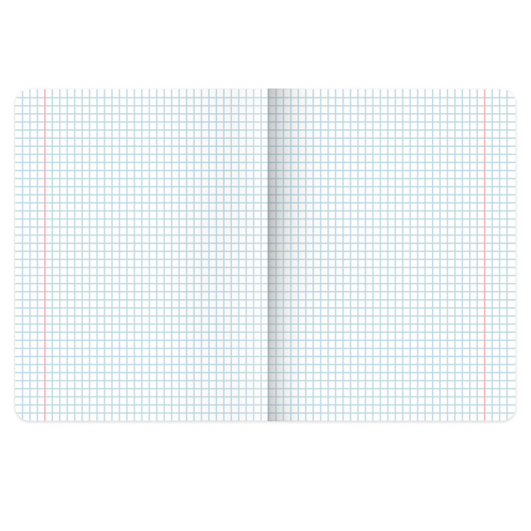 Тетрадь А5, 48 л., BRAUBERG скоба, клетка, SoftTouch, фольга, "Inspiration", 1 шт, 404399 - Тетради 40-48 листов