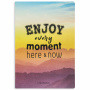 Тетрадь 40 л. в клетку обложка SoftTouch, бежевая бумага 70 г/м2, сшивка, А5 (147х210 мм), ENJOY THE MOMENT, BRAUBERG, 403766 - Тетради 40-48 листов