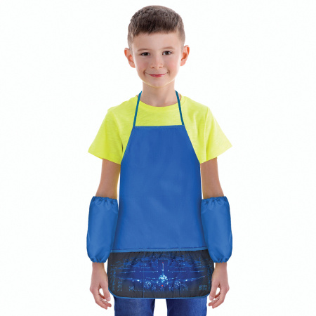 Фартук с нарукавниками BRAUBERG, 45x54 см, 3 кармана, "Aviator", 271051 - Аксессуары для рисования