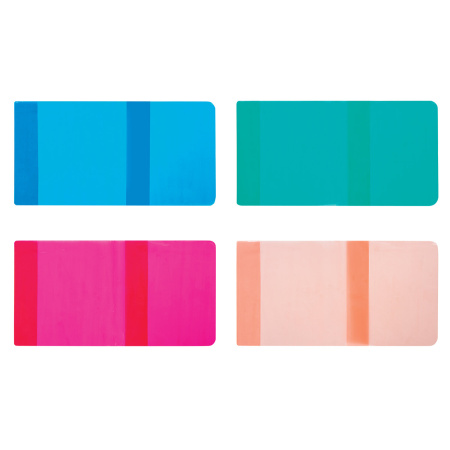 Обложки ПВХ для учебника ПИФАГОР, комплект 10 шт., универсальные, цветные, плотные, 100 мкм, 230х450 мм, 227486 - Обложки для книг, тетрадей и журналов