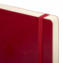 Ежедневник недатированный А5 138х213 мм BRAUBERG "Metropolis Ultra", под кожу, 160 л., красный, 113287 - Ежедневники с покрытием "под кожу и ткань"