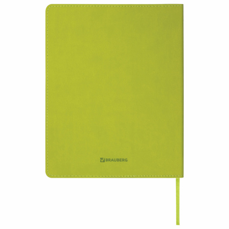 Дневник 1-11 класс 48 л., кожзам (гибкая), термотиснение, BRAUBERG "LATTE", зеленый, 105436 - Дневники универсальные