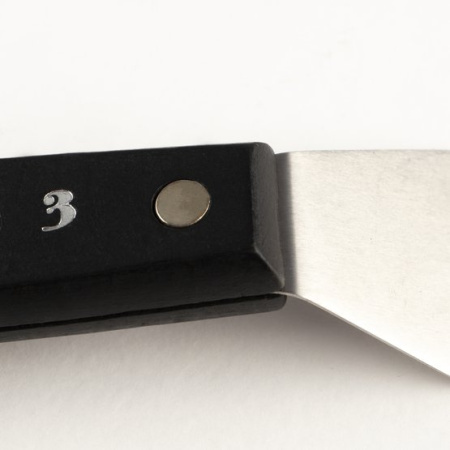 Мастихин "Мастер-Класс" № 3, деревянная ручка 12,5 см, лезвие металл 11x3,9 см - Мастихины