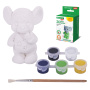 ФИГУРКА ИЗ ГИПСА с красками и кистью для росписи, ассорти, BRAUBERG KIDS, 665203, 1 шт - Наборы для рукоделия