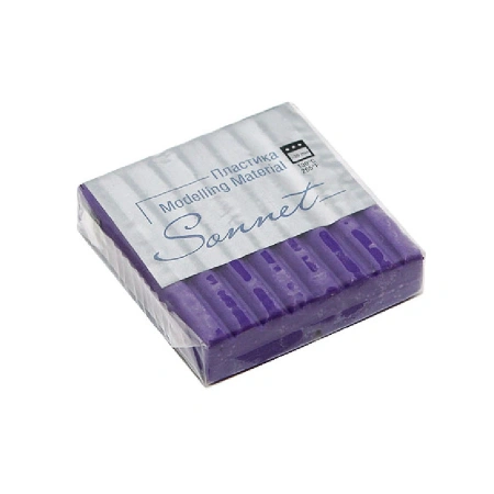 Полимерная глина (пластика) "Сонет" цвет фиолетовый брус 56 г