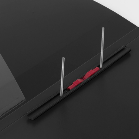 Папка с металлическим скоросшивателем и внутренним карманом BRAUBERG "Contract", черная, до 100 л., 0,7 мм, бизнес-класс, 221781 - Папки с пружинным и пластиковым скоросшивателем