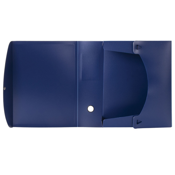 Короб архивный (330х245 мм), 100 мм, пластик, разборный, до 900 листов, синий, 0,9 мм, BRAUBERG "Energy", 235375 - Короба и архивные системы пластиковые