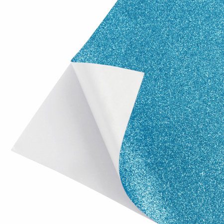 Цветная бумага, А4, офсетная САМОКЛЕЯЩАЯСЯ, 5 листов 5 цветов, "БЛЕСТКИ", 80 г/м2, ОСТРОВ СОКРОВИЩ, 210х297 мм, 129288 - Цветная бумага