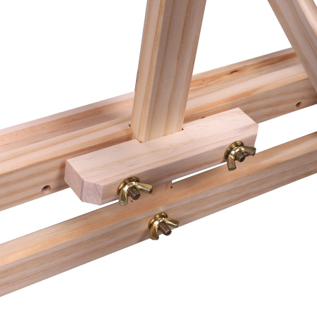 Мольберт напольный из сосны Лира, 170х55х70 см, высота холста до 107 см, BRAUBERG ART CLASSIC, 192260 - Мольберты