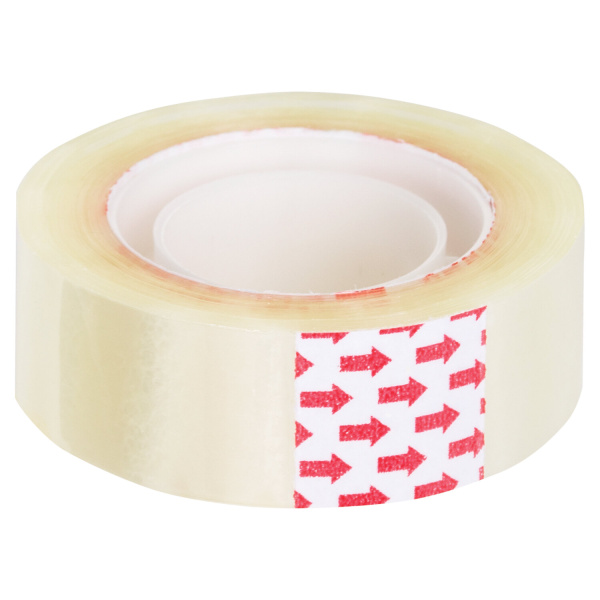 Клейкие ленты 19 мм х 33 м канцелярские BRAUBERG, КОМПЛЕКТ 4 шт., прозрачные, гарантированная длина, 228762 - Клейкие ленты канцелярские