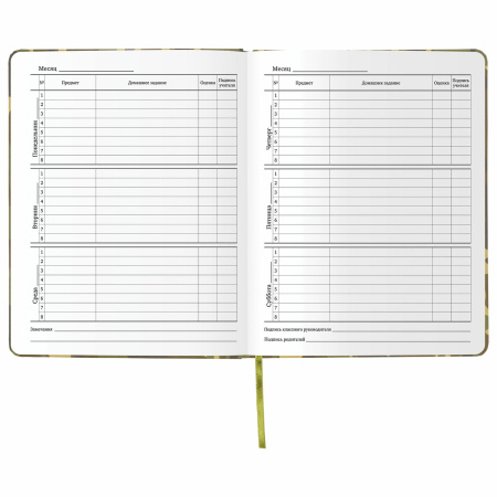 Дневник 1-11 класс 48 л., кожзам (твердая с поролоном), печать, аппликация, BRAUBERG, "КАМУФЛЯЖ", 105992 - Дневники универсальные