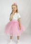 Юбка нарядная из фатина светло-розовая - Юбки