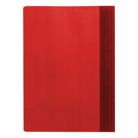 Скоросшиватель пластиковый STAFF, А4, 100/120 мкм, красный, 225729 - Папки-скоросшиватели мягкие