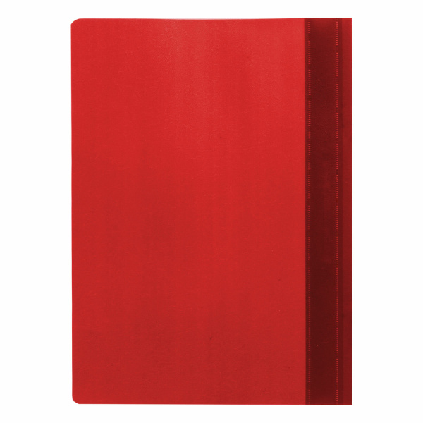Скоросшиватель пластиковый STAFF, А4, 100/120 мкм, красный, 225729 - Папки-скоросшиватели мягкие