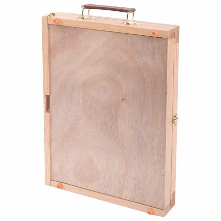 Мольберт настольный из бука с выдвижным ящиком, 34,5х26х27 см, холст до 30 см, BRAUBERG ART, 192247 - Мольберты