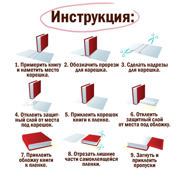 Пленка самоклеящаяся для учебников и книг глянцевая, рулон 33х100 см, ПИФАГОР, 227205 - Пленки самоклеящиеся для книг, тетрадей и журналов