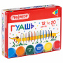 Гуашь ПИФАГОР "ВЕСЕЛАЯ ТАКСА", 12 цветов по 20 мл, 192379 - Краски для детского творчества