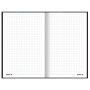 Блокнот А5 (134х206 мм), 96 л., твёрдый, клетка, STAFF, "Пантера", 114432 - Блокноты в книжном переплете