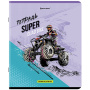 Тетрадь А5, 48 л., BRAUBERG, скоба, клетка, глянцевый лак, "Race" (микс в спайке), 404349 - Тетради 40-48 листов